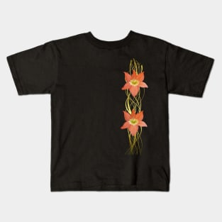 Amarylis - tropical flower - blooms in Africa Kids T-Shirt